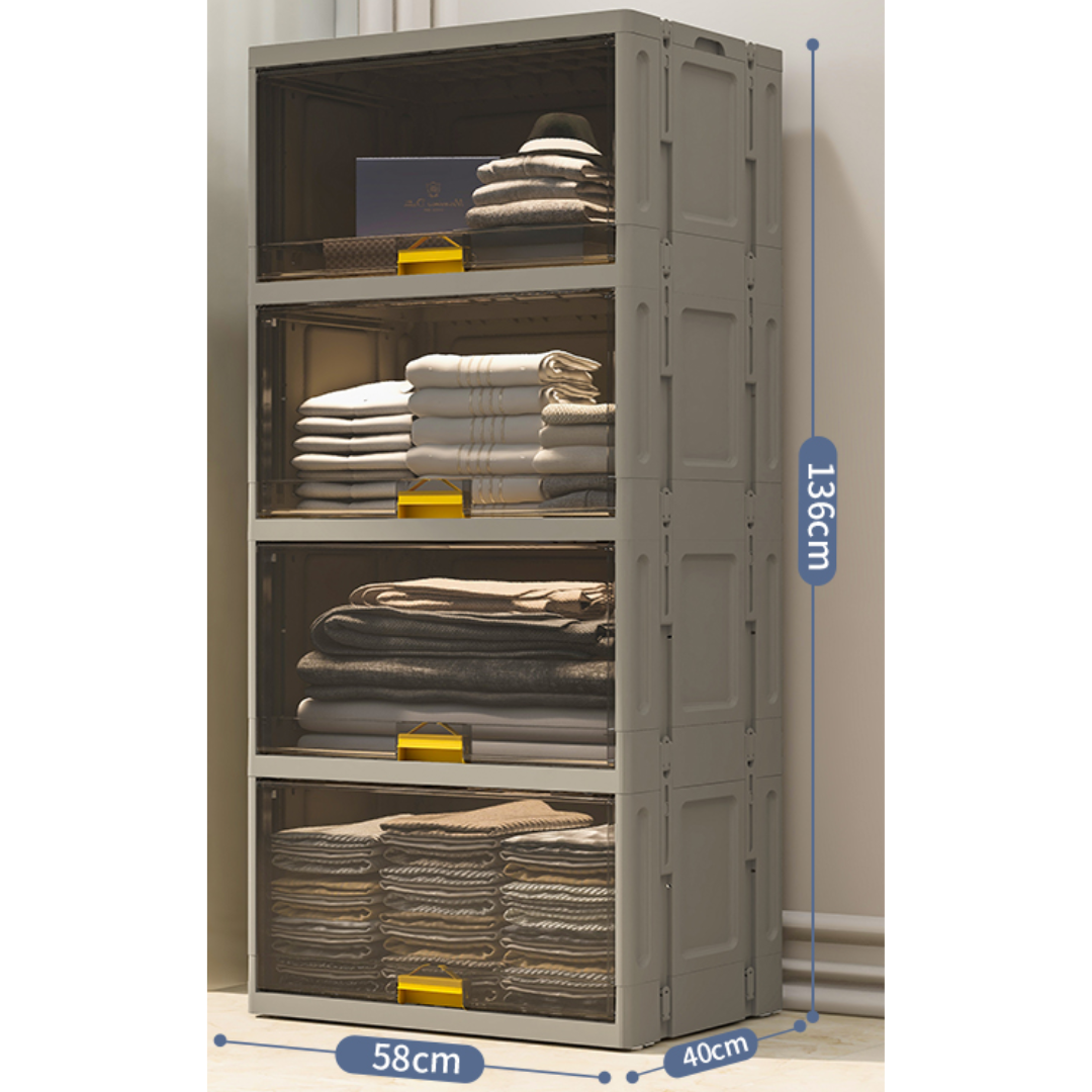 Gabinete de almacenaje alacena, organizador multifuncional librero, accesorios, juguetes fácil de armar