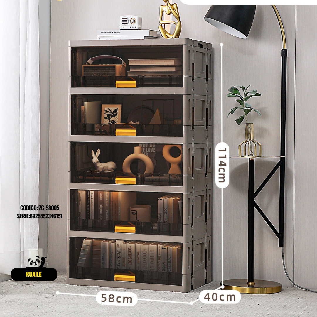 Armario europeo gabinete plegable de 5 cajones organizador habitaciones, cocina, lavandería