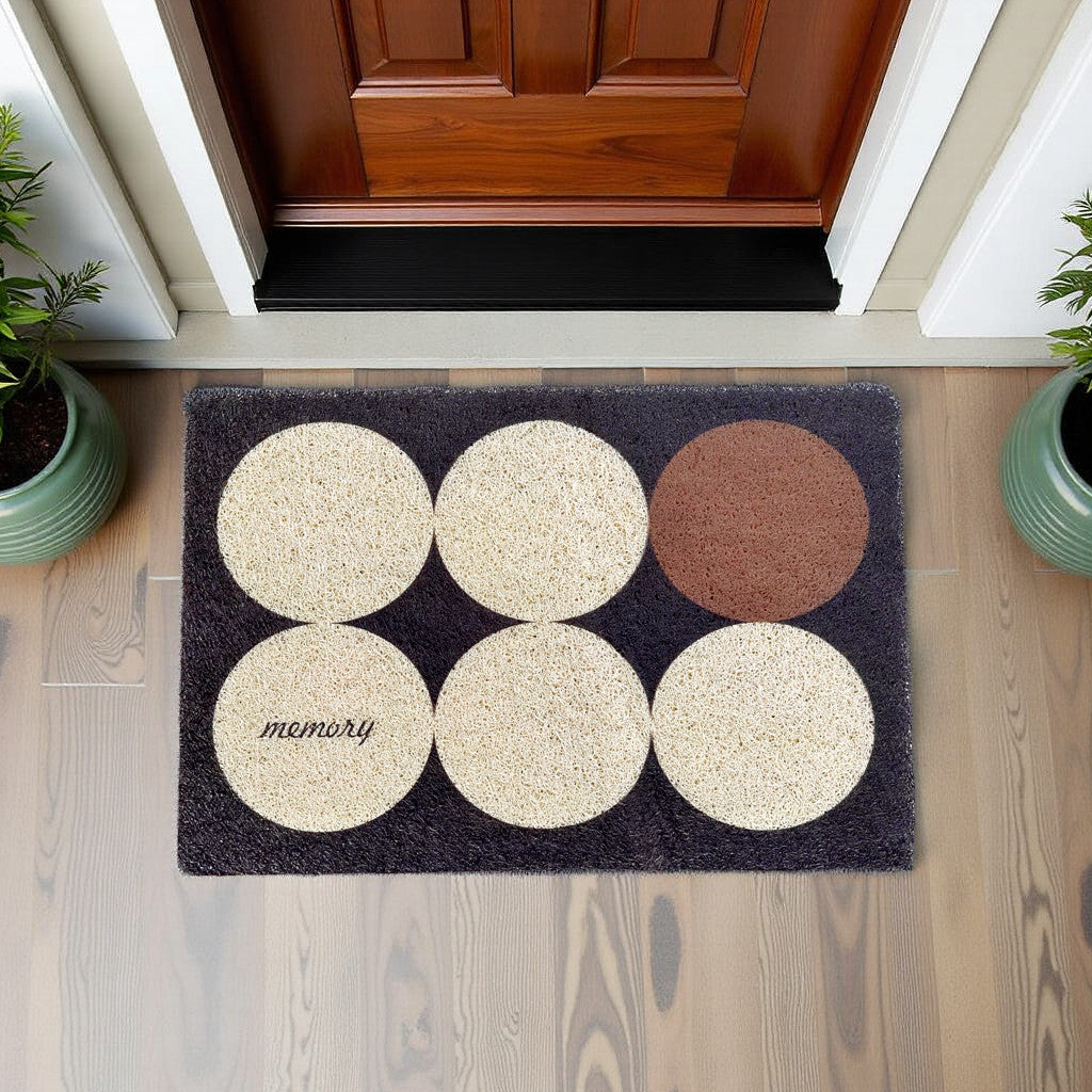 Alfombra de entrada de PVC Luxe Antideslizante 40x60cm PVC | Bienvenida para Casa, Oficina o Negocio