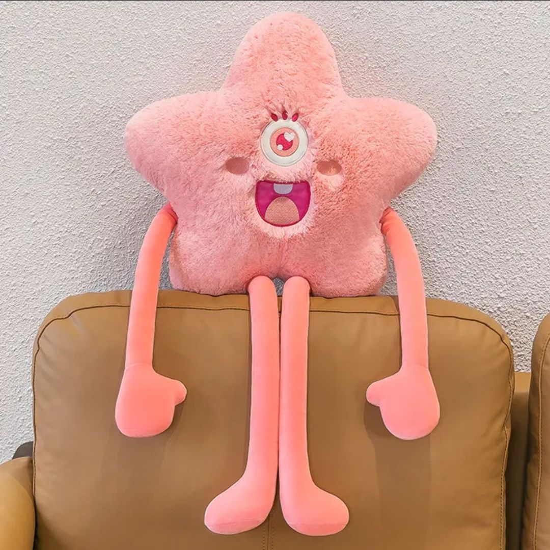 Almohada de Peluche de Estrella de Dibujos Adorable suave - Perfecta para Dormitorio regalos