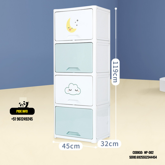 Locker organizador Nube de juguetes, prenda y accesorios