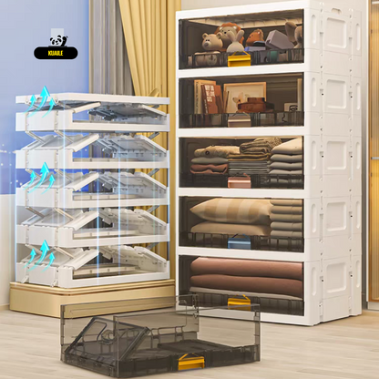 Armario europeo gabinete plegable de 5 cajones organizador habitaciones, cocina, lavandería