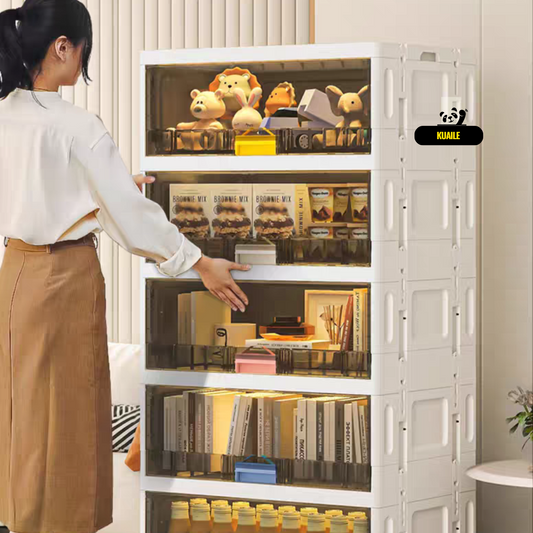 Armario europeo gabinete plegable de 5 cajones organizador habitaciones, cocina, lavandería