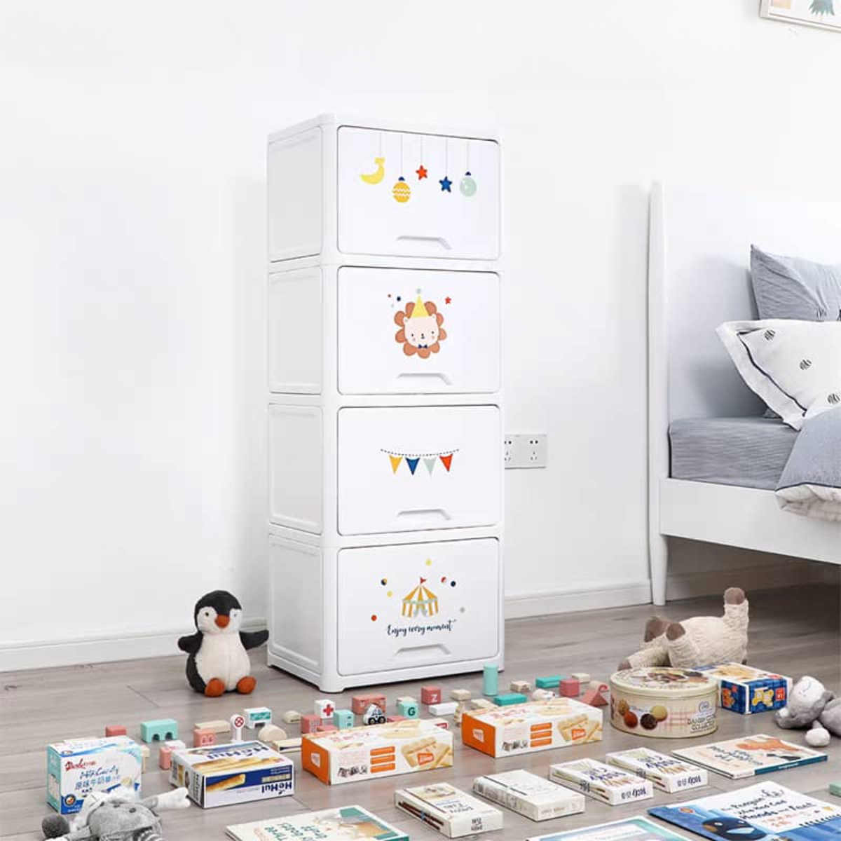 Locker Baby Leon organizador de juguetes, prendas y accesorios