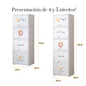 Locker Baby Leon organizador de juguetes, prendas y accesorios