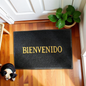 Alfombra de Entrada Antideslizante 60x80cm PVC – Fácil de Limpiar y Súper Resistente | Bienvenida para Casa, Oficina o Negocio