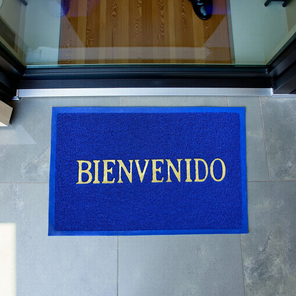 Alfombra de Entrada Antideslizante 60x80cm PVC – Fácil de Limpiar y Súper Resistente | Bienvenida para Casa, Oficina o Negocio