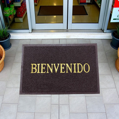 Alfombra de Entrada Antideslizante 60x80cm PVC – Fácil de Limpiar y Súper Resistente | Bienvenida para Casa, Oficina o Negocio