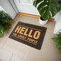 Alfombra Coco de Entrada Antideslizante 40x60cm PVC – eliminación de barro para puerta de entrada| Bienvenida para Casa, Oficina o Negocio