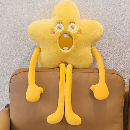 Almohada de Peluche de Estrella de Dibujos Adorable suave - Perfecta para Dormitorio regalos